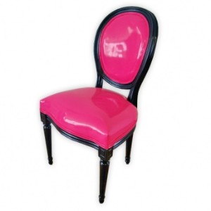 Ooh La Lollipop Chair - Bubblegum Pink/Black