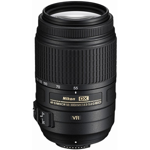 Объектив NIKON AF-S 55-300 f/4.5-5.6 G ED VR