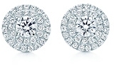 Double-row diamond earrings Tiffany&Co