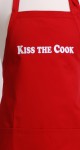 Men's Apron - Kiss the Cook (red)