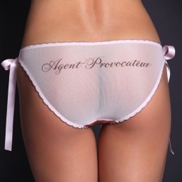 agent provocateur tie-sides pink