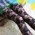 Rose Lace Tights