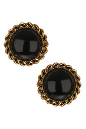 Rope Encased Stud Earrings