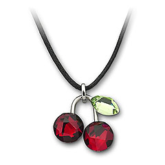 swarovski fruity cherry mini pendant