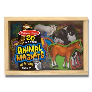 Melissa & Doug 20 Animal Magnets in a Box