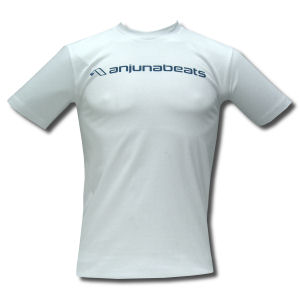 Anjunabeats Blue Logo on White Tee (L)