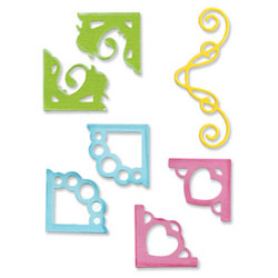 Ножі Decorative Corners Set (Sizzix), 6x6,5см, 4 шт