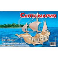 Сборная деревянная модель "Санта Мария"