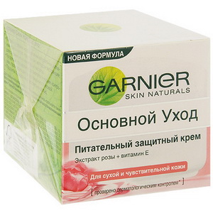 Питательный защитный крем для лица Garnier