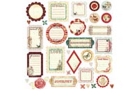 Высечки Prima - Pastiche Journaling Chipboards - 536695