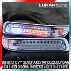 Chevy Silverado/Tahoe/Suburban LED Bumper Lights Chrome