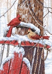 8837C Cardinals On Sled