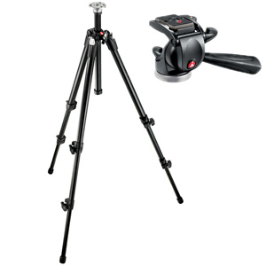 Штатив MANFROTTO 190XDB + головка 391RC2