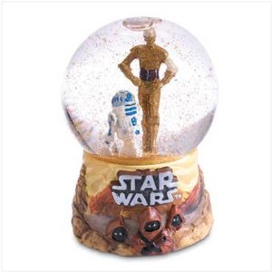 C-3PO and R2-D2 Snowglobe - Style 37356