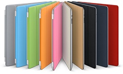 iPad smart cover черное кожаное