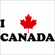 Футболка I &lt;3 Canada