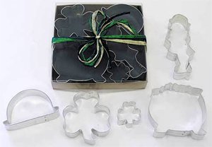 R & M Saint Patrick 5 Piece Cookie Cutter Set