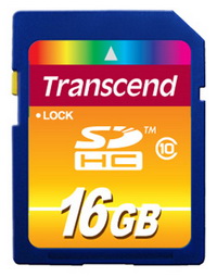 Transcend SD SDHC 16GB Class 10