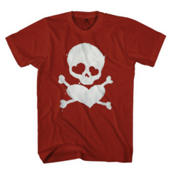 Adeline Eco-Friendly "Red Skully" Tee