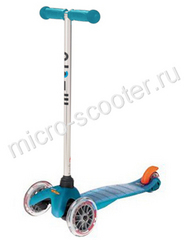 Mini Micro scooter. Aqua. Трехколесный самокат.