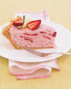 Frozen Strawberry Margarita Pie