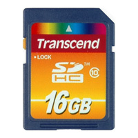 Transcend SDHC Card 16GB, Class 10