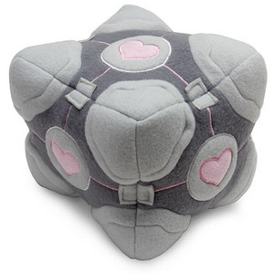 Portal Weighted Companion Cube Plush