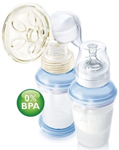 AVENT молокоотсос ISIS с системой хранения VIA BPA-Free