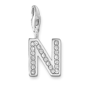 Thomas Sabo талисман "N" (с камнями)