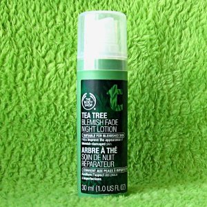 The Body Shop tea tree blemish fade night lotion