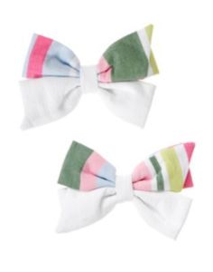 Gymboree DAISY DELIGHTFUL bow hair clips