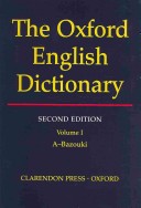 Oxford English Dictionary