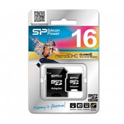 карта памяти TransFlash 16Gb MicroSDHC Class 6 Silicon Power