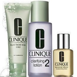 Сlinique 3 step skin care system.