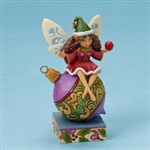 Having a Ball-Fairy Sitting on Ornament Figurine