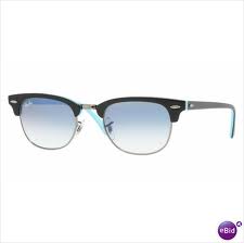 Ray Ban New Clubmaster 1011/3F (Black/Light Blue)