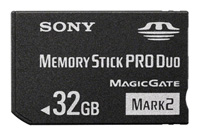 карта памяти Memory Stick Pro Duo 32 Gb