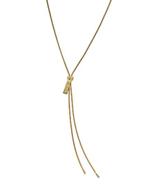 Michael Kors Small Zip Necklace