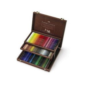 Faber-Castell Heirloom Wood Case of 120 Polychromos Artists' Colored Pencils