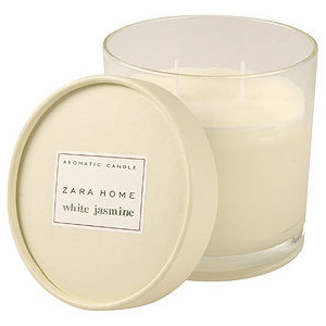 White jasmin candle Zara Home