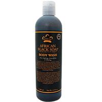 Nubian Heritage, African Black Soap, Body Wash, 13 fl oz (384 ml)