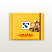 Ritter Sport с кукурузными хлопьями