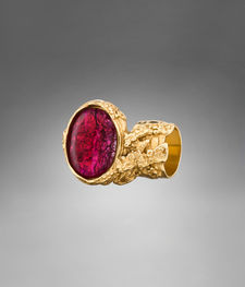 YSL ARTY OVAL RING