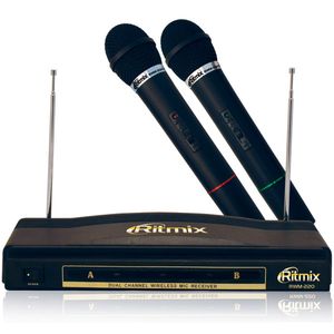 Беспроводная микрофонная система Ritmix RWM-220