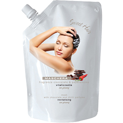 Маска с ароматом шоколада и перца чили Hair Company Maschera Fragranza Cioccolato&Peperoncino Vitalizzante