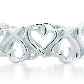 Paloma Picasso® Loving Heart band ring. Tiffany