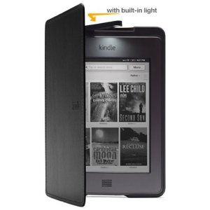 Amazon Kindle Touch Lighted Leather Cover, Black