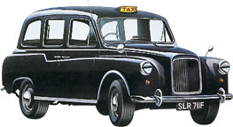 London Taxi Plastic Model