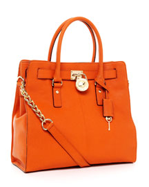 Michael Kors Large Hamilton Tote, Burnt Orange