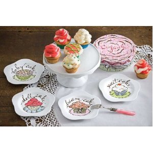 Cupcake Dessert Plates